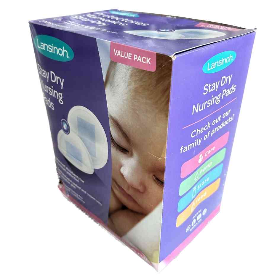 Secondful  Lansinoh Stay Dry Disposable Nursing Pads - 200 count