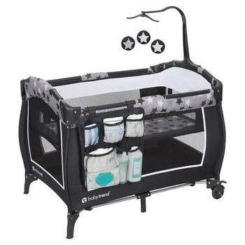 Baby Trend E Nursery Center Rising Black, Grey