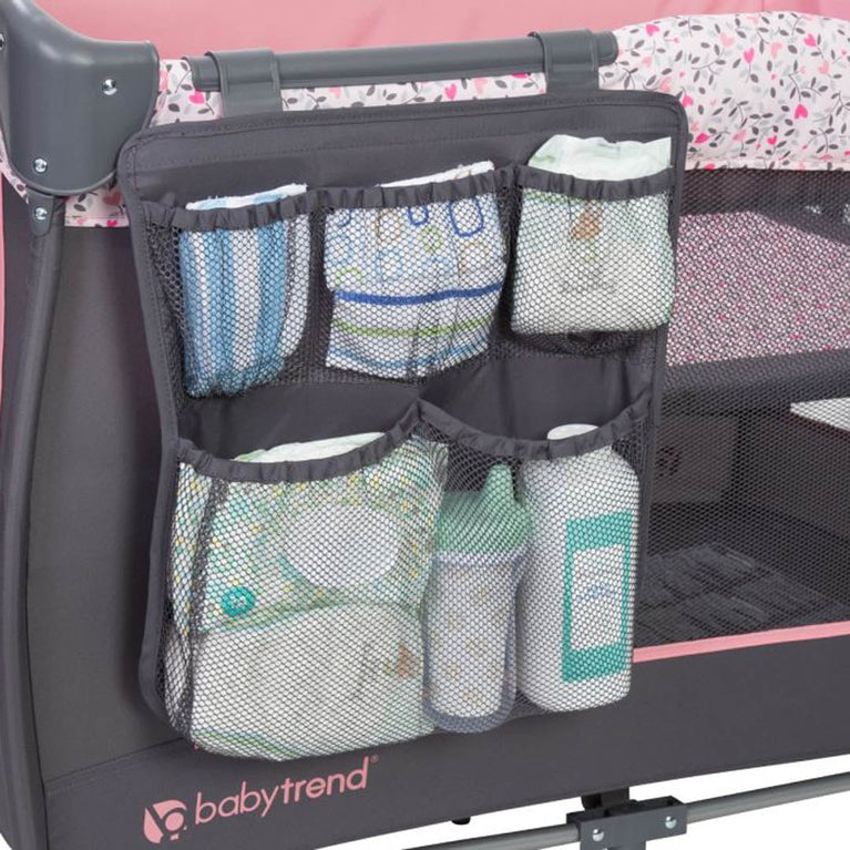 Baby Trend E Nursery Center Playard - April - Pink