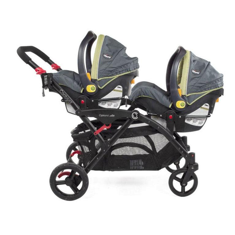 Double stroller chicco car seat compatible online