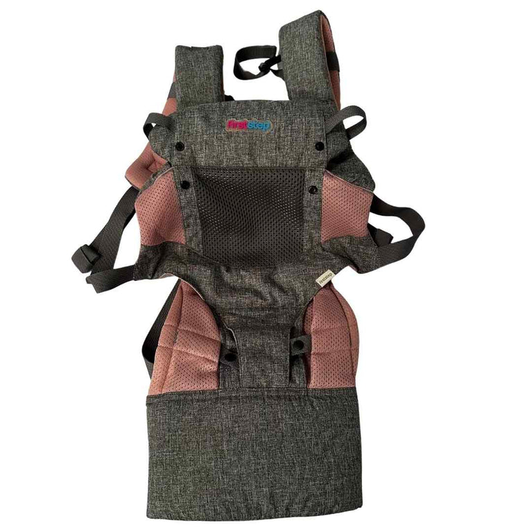 First Step Ultimate Baby Carrier - Grey & Pink