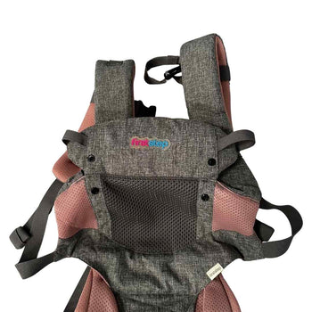 First Step Ultimate Baby Carrier - Grey & Pink