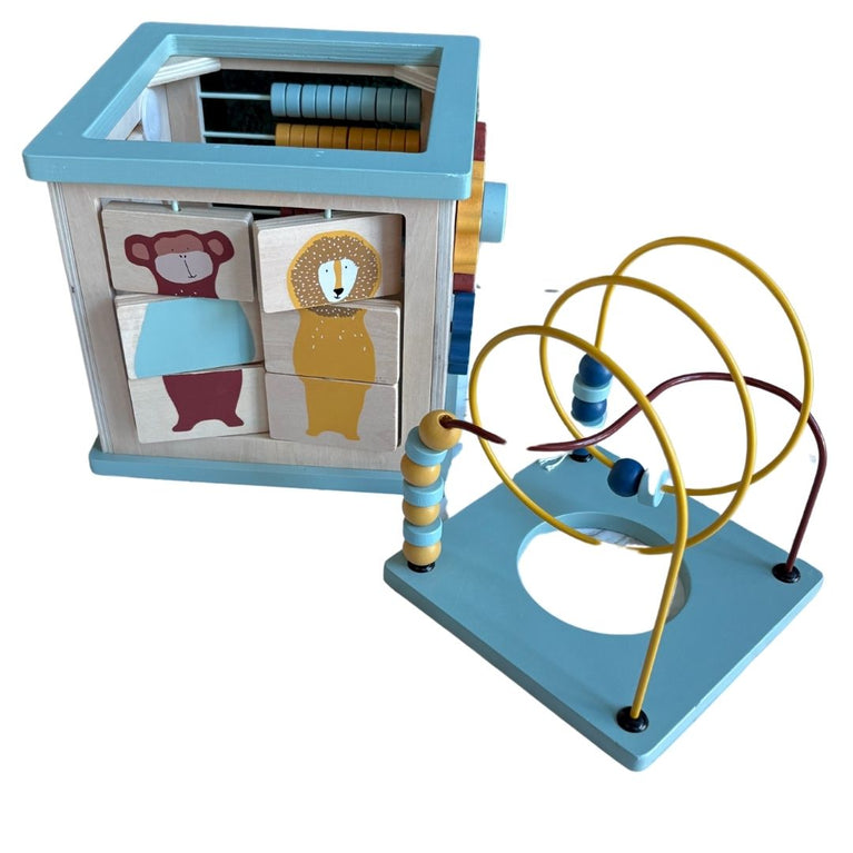 Trixie Wooden 5-in-1 activity cube