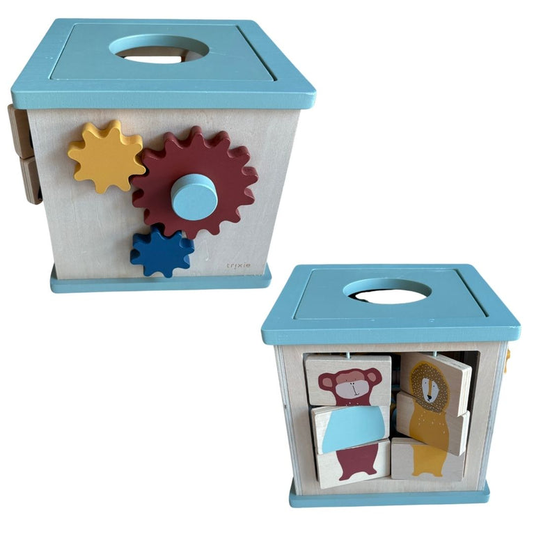 Trixie Wooden 5-in-1 activity cube