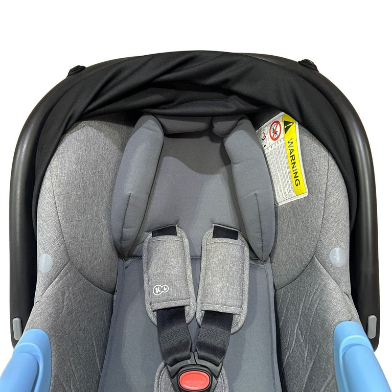 Kinderkraft Juli 3-In-1 Stroller and Travel System - Grey