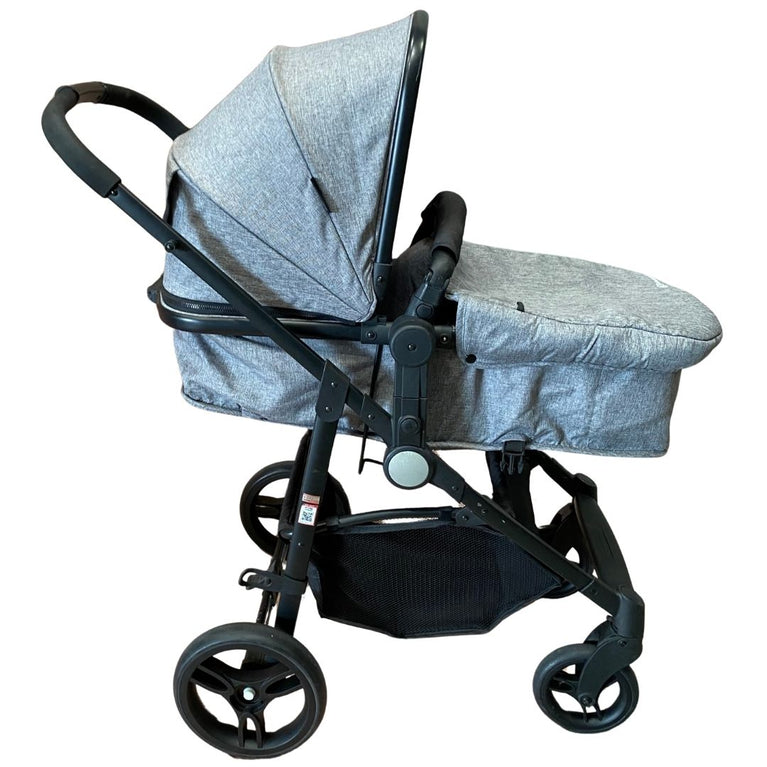 Kinderkraft Juli 3-In-1 Stroller and Travel System - Grey