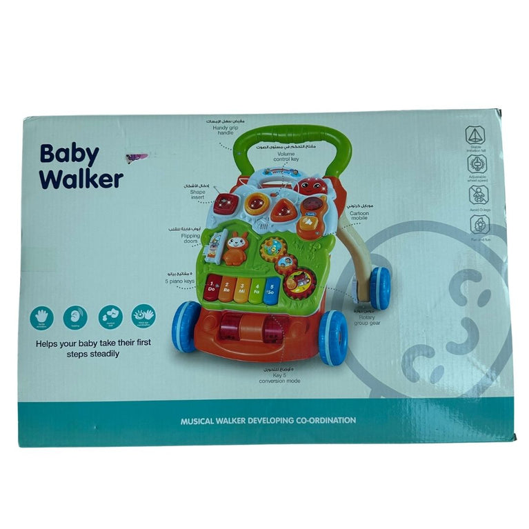 Juniors Musical Baby Walker W/ Activity Toys