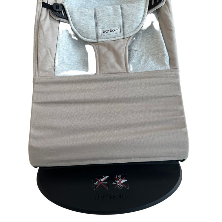 BabyBjorn Bouncer Balance Soft, Cotton and Jersey - Light Pink and Gray