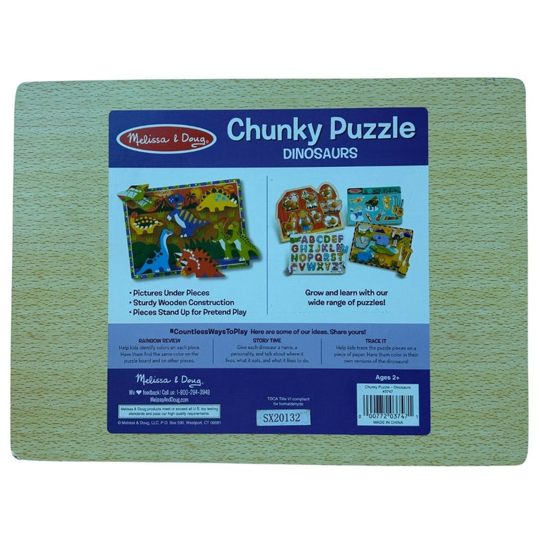 Melissa & Doug Dinosaurs Chunky Puzzle