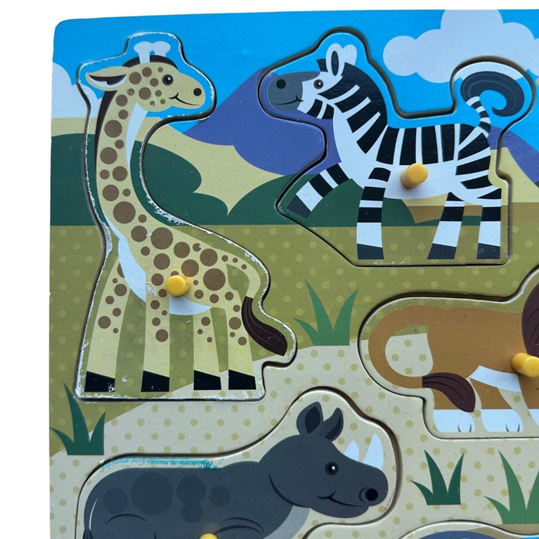 Melissa & Doug Safari Peg Puzzle