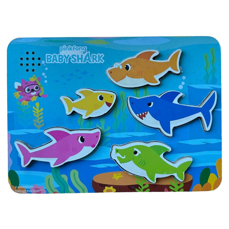 Pinkfong Baby Shark Musical Wood Sound Puzzle