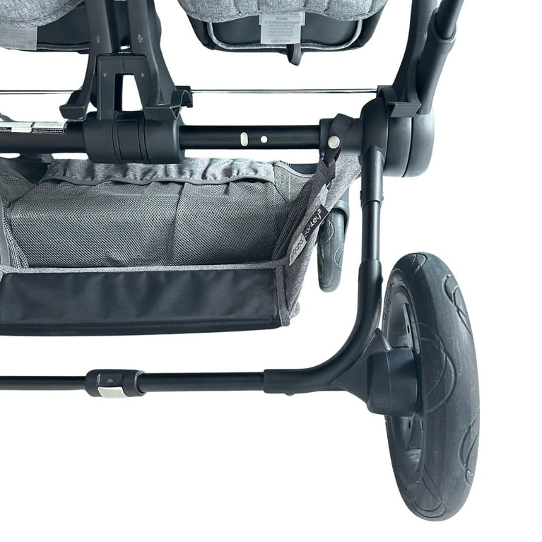 Bugaboo Donkey 2 Twin Seat and Bassinet Stroller - Grey Melange