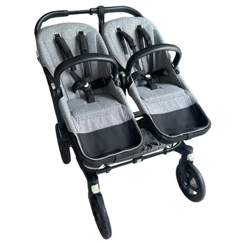 Bugaboo Donkey 2 Twin Seat and Bassinet Stroller - Grey Melange