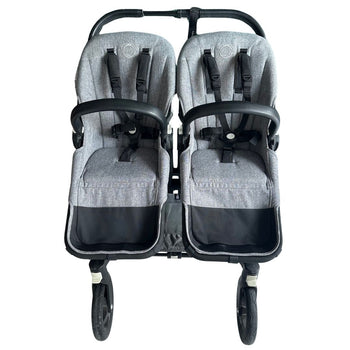 Bugaboo Donkey 2 Twin Seat and Bassinet Stroller - Grey Melange