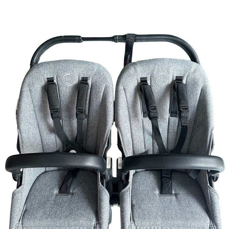 Bugaboo Donkey 2 Twin Seat and Bassinet Stroller - Grey Melange