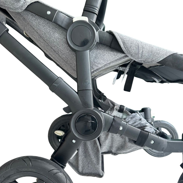 Bugaboo Donkey 2 Twin Seat and Bassinet Stroller - Grey Melange