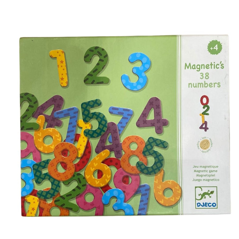 Djeco Wooden Magnetic Letters - 38 Piece Set