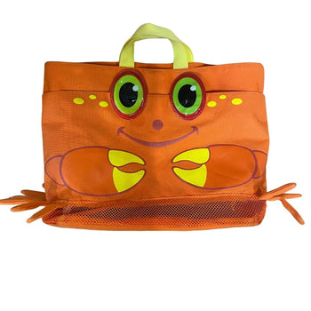 Melissa & Doug Sunny Patch Crab Beach Tote Bag - Orange