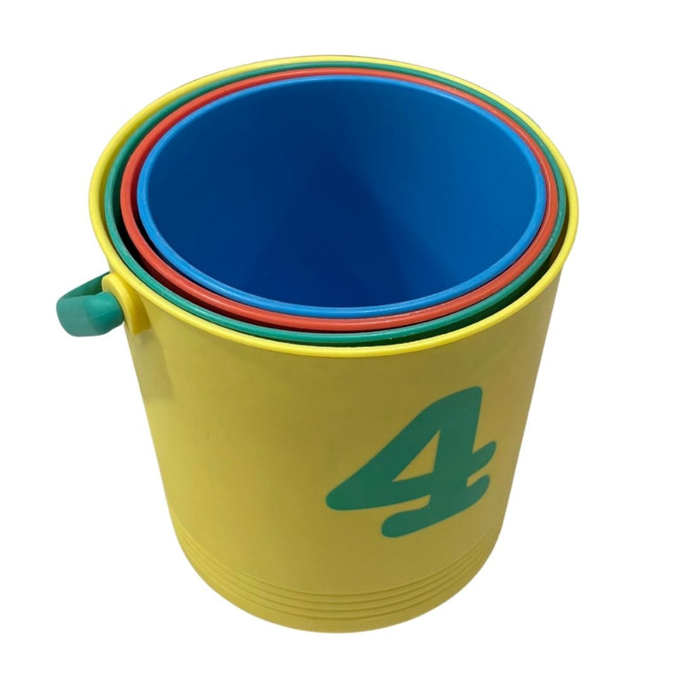 Melissa & Doug Sunny Patch Seaside Sidekicks Nesting Sand Pails