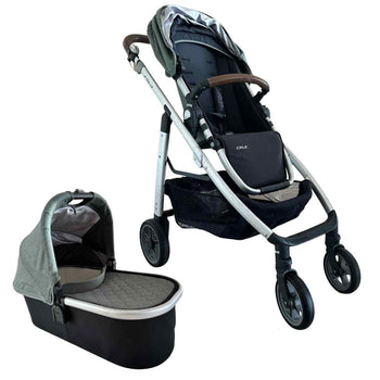 UPPAbaby Cruz Stroller with Bassinet - Green Melange (2019)