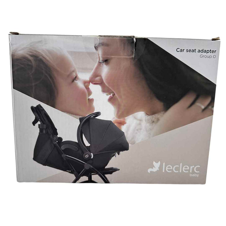 Leclerc Car Seat Adapters (Universal Connection for Strollers) -  Black