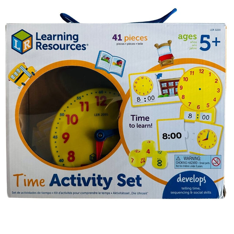 Learning Resources Time Activity Set (41 Pcs Complete Set)