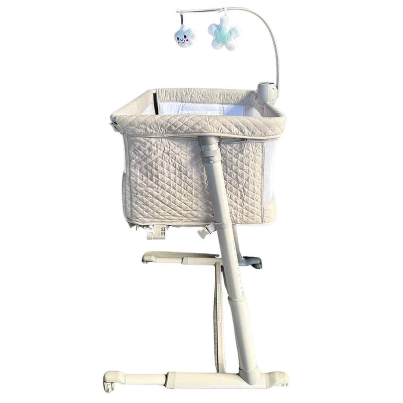 Bumble-&-Bird-Adjustable-Bedside-Bassinet-/-Crib-Beige-10