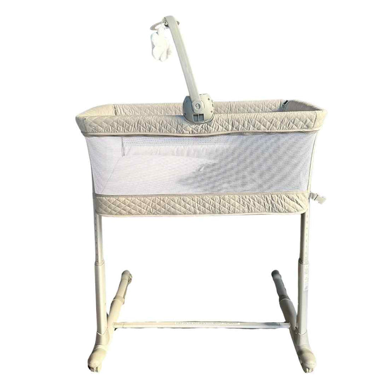 Bumble-&-Bird-Adjustable-Bedside-Bassinet-/-Crib-Beige-11