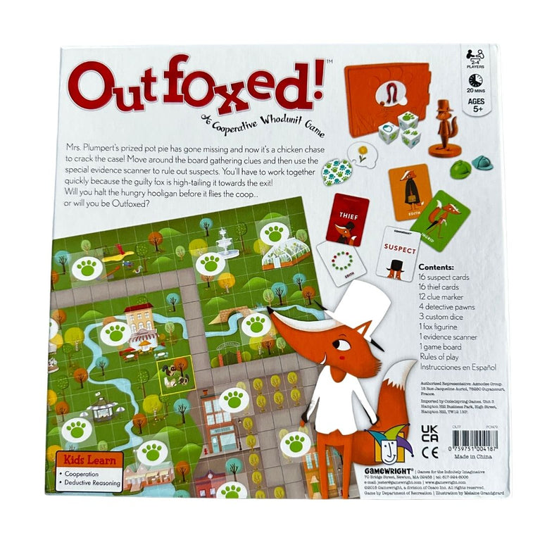 Gamewright Outfoxed! Board Game