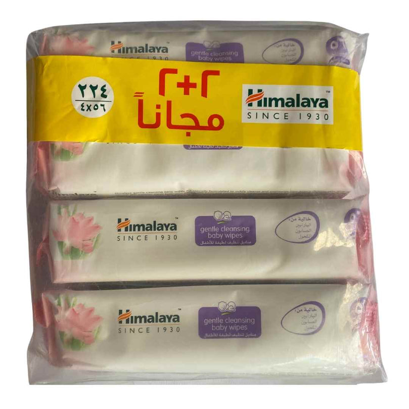 Himalaya-Gentle-Cleansing-Baby-Wipes-224-wipes-(56x4-wipes)-3