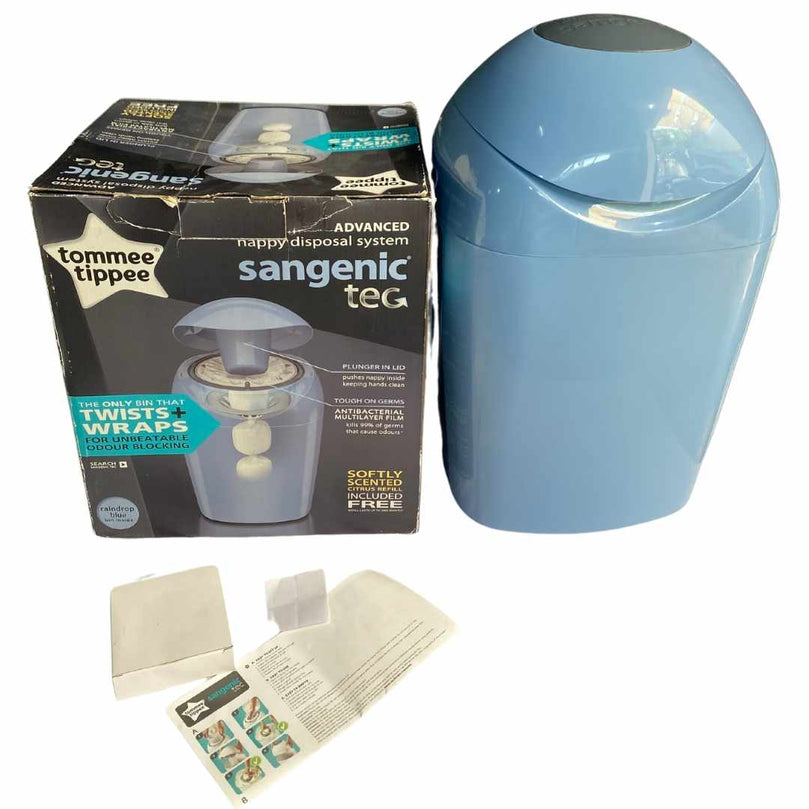 Tommee-Tippee-Sangenic-Tec-Nappy-Disposal-Bin-Raindrop-Blue-2