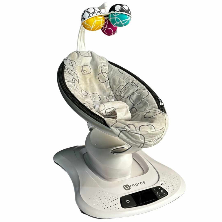 Secondful 4 Moms Mamaroo Multi Motion Baby Swing Grey Shop used Bouncers Rockers Swings in UAE Secondful