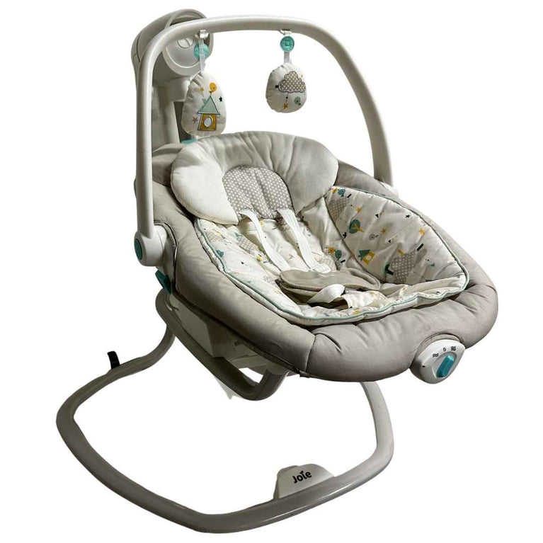 Secondful Joie Serina 2 In 1 Swing And Rocker Grey Shop used Bouncers Rockers Swings in UAE Secondful