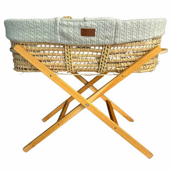 The-Little-Green-Sheep-Natural-Knitted-Moses-Basket-with-Stand-&-Mattress-2