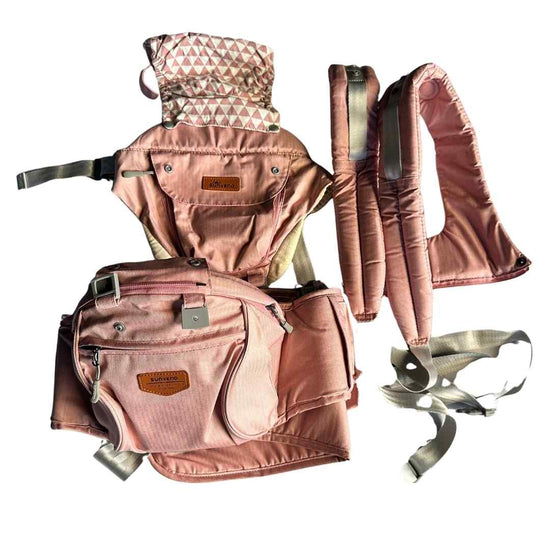 Sunveno-Kangaroo-Style-Ergonomic-Baby-Carrier-Pink-1