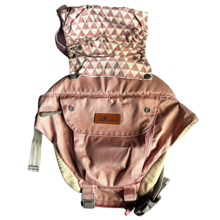 Sunveno-Kangaroo-Style-Ergonomic-Baby-Carrier-Pink-2