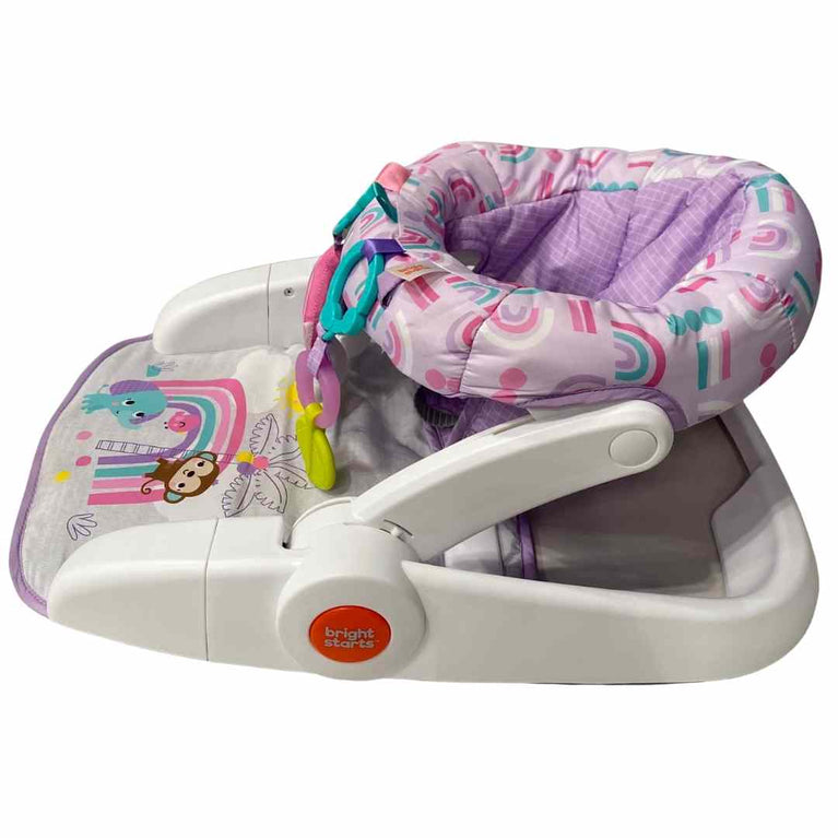 Bright Starts Learn-to-Sit Floor Seat - Purple Paradise