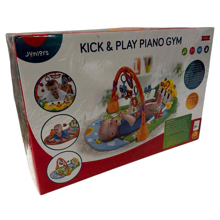 Juniors Printed Kick and Play Piano Playgym with Toys