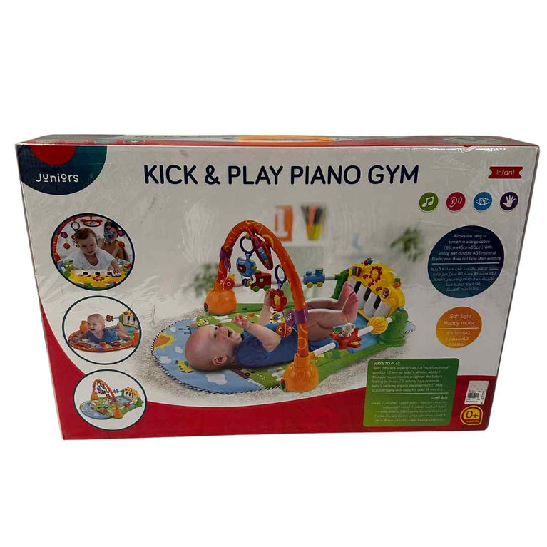 Juniors Printed Kick and Play Piano Playgym with Toys