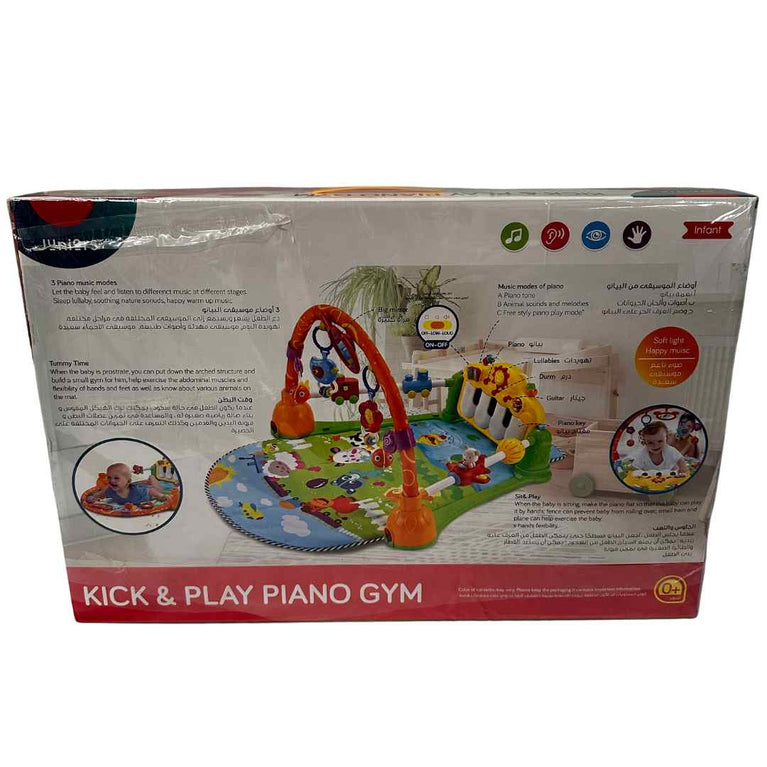 Juniors Printed Kick and Play Piano Playgym with Toys