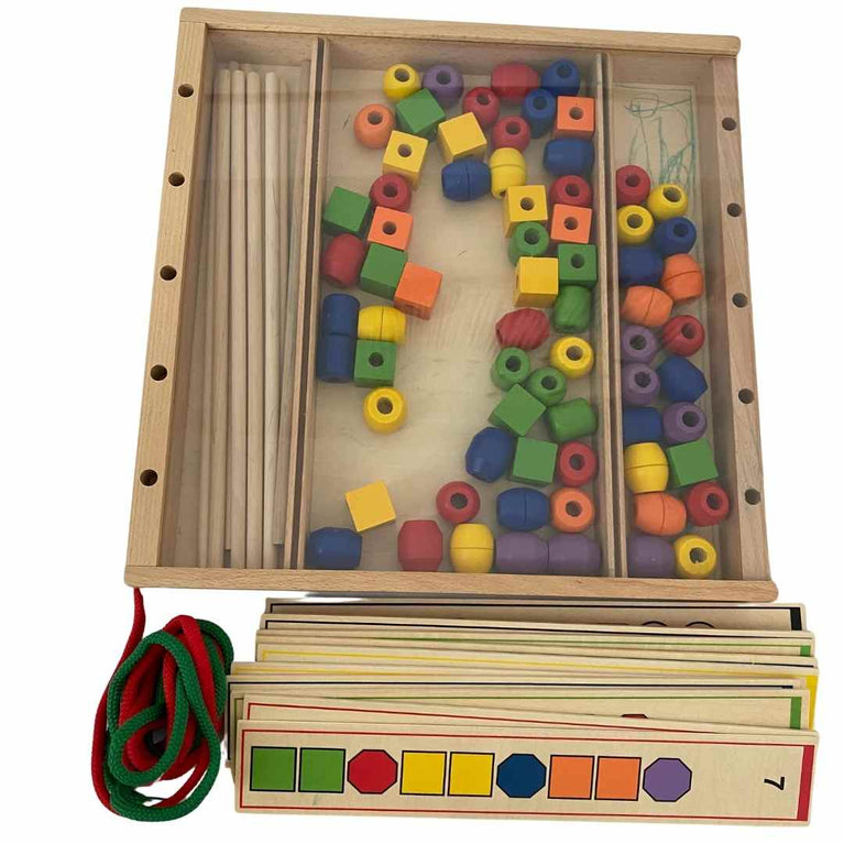 VIGA Toys Beads Sequence Set - 92 Piece Set