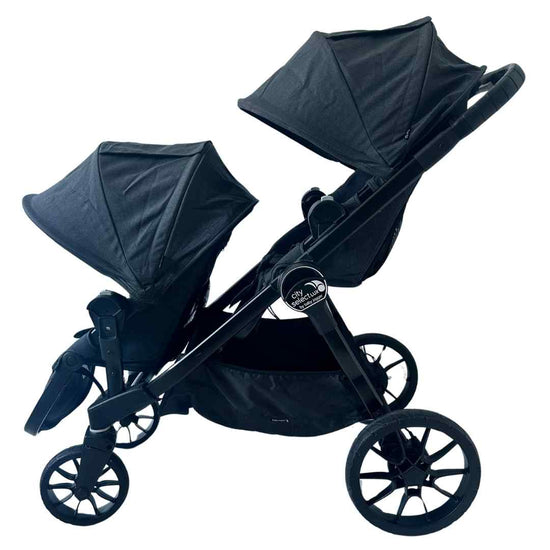 Secondful Baby Jogger City Select LUX Double Stroller Black Shop used Strollers in UAE Secondful