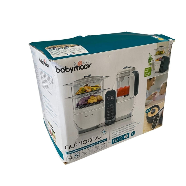 Babymoov Nutribaby+ 6-in-1 Baby Food Processor - White