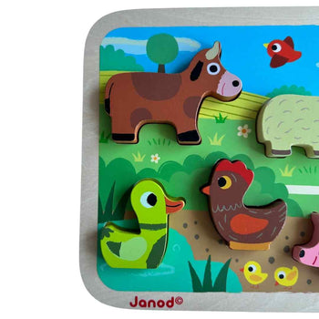Janod-Chunky-Puzzle-Farm-7-Pieces-(Wood)-2