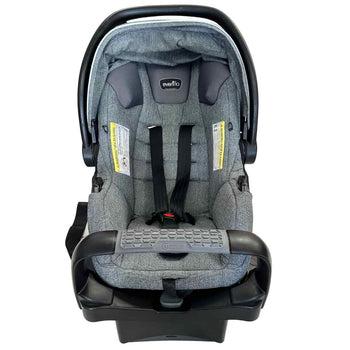 Evenflo LiteMax 35 Infant Car Seat with SafeMax Base (2019)- Grey