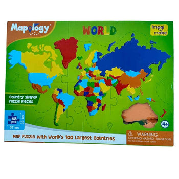 Imagimake Mapology World Map Jigsaw Puzzle