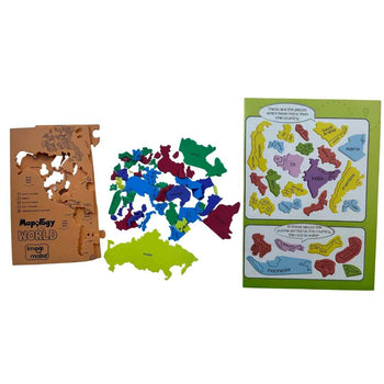 Imagimake Mapology World Map Jigsaw Puzzle