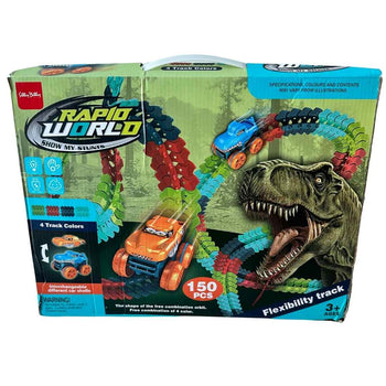 Rapid World Show My Stunts Dino Car Playset