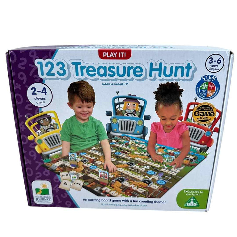 The Learning Journey 123 Treasure Hunt Board Game