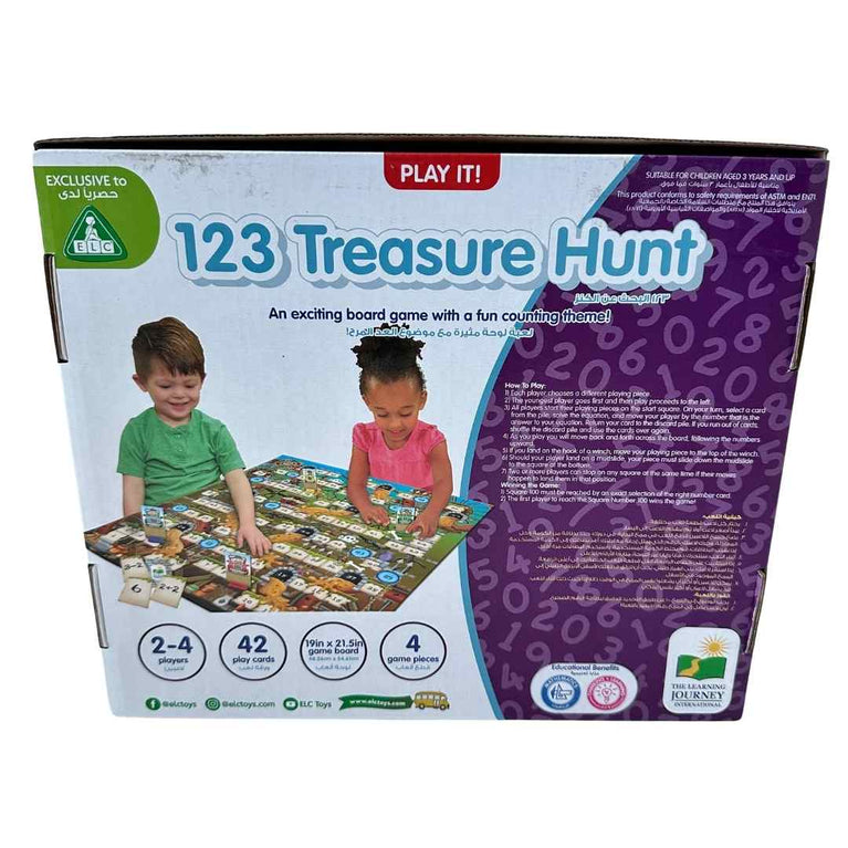 The Learning Journey 123 Treasure Hunt Board Game